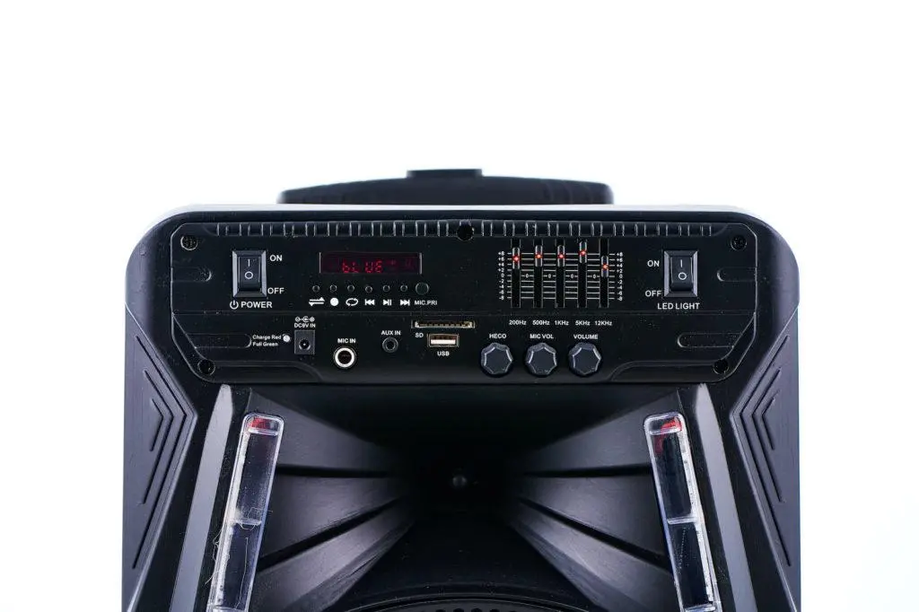 Power Audio Manta SPK5033 40W Bluetooth Radio FM Mikrofon Karaoke Czarny