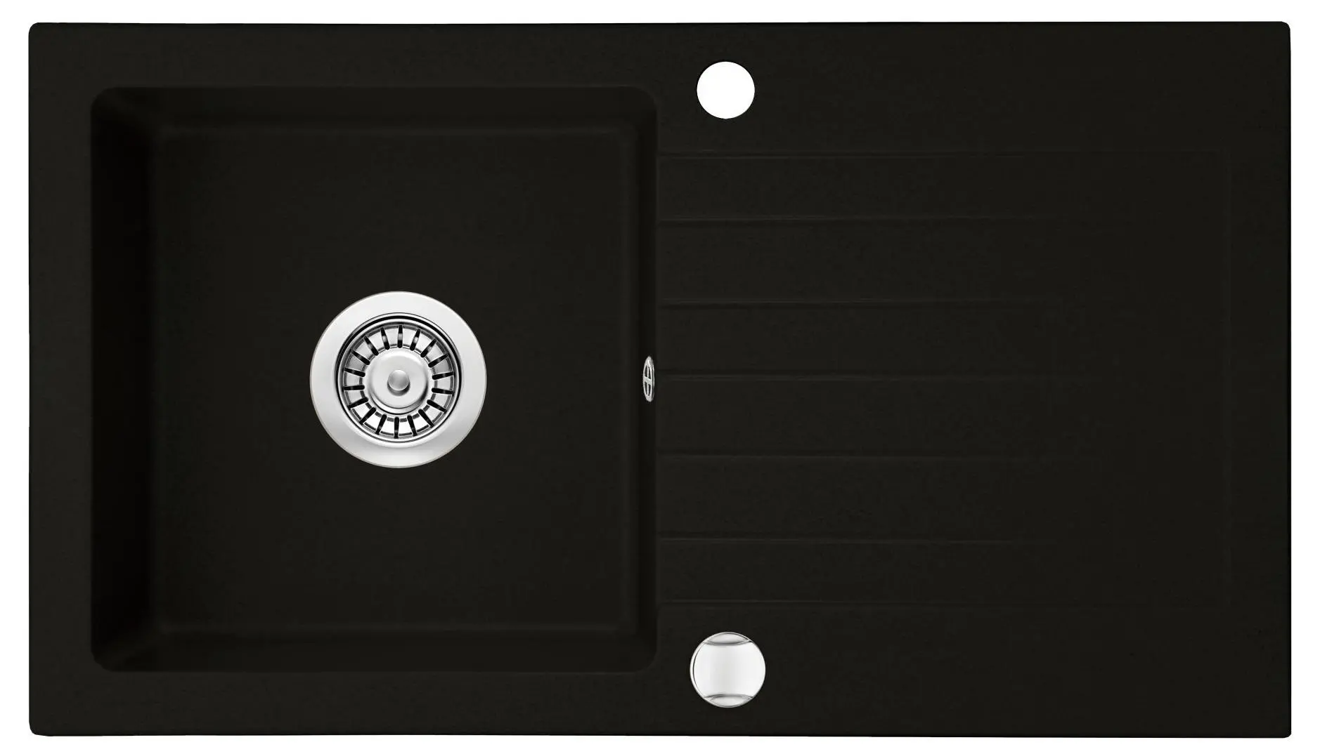 Zlewozmywak Deante Zorba ZQZ N113 Granitowy Czarny