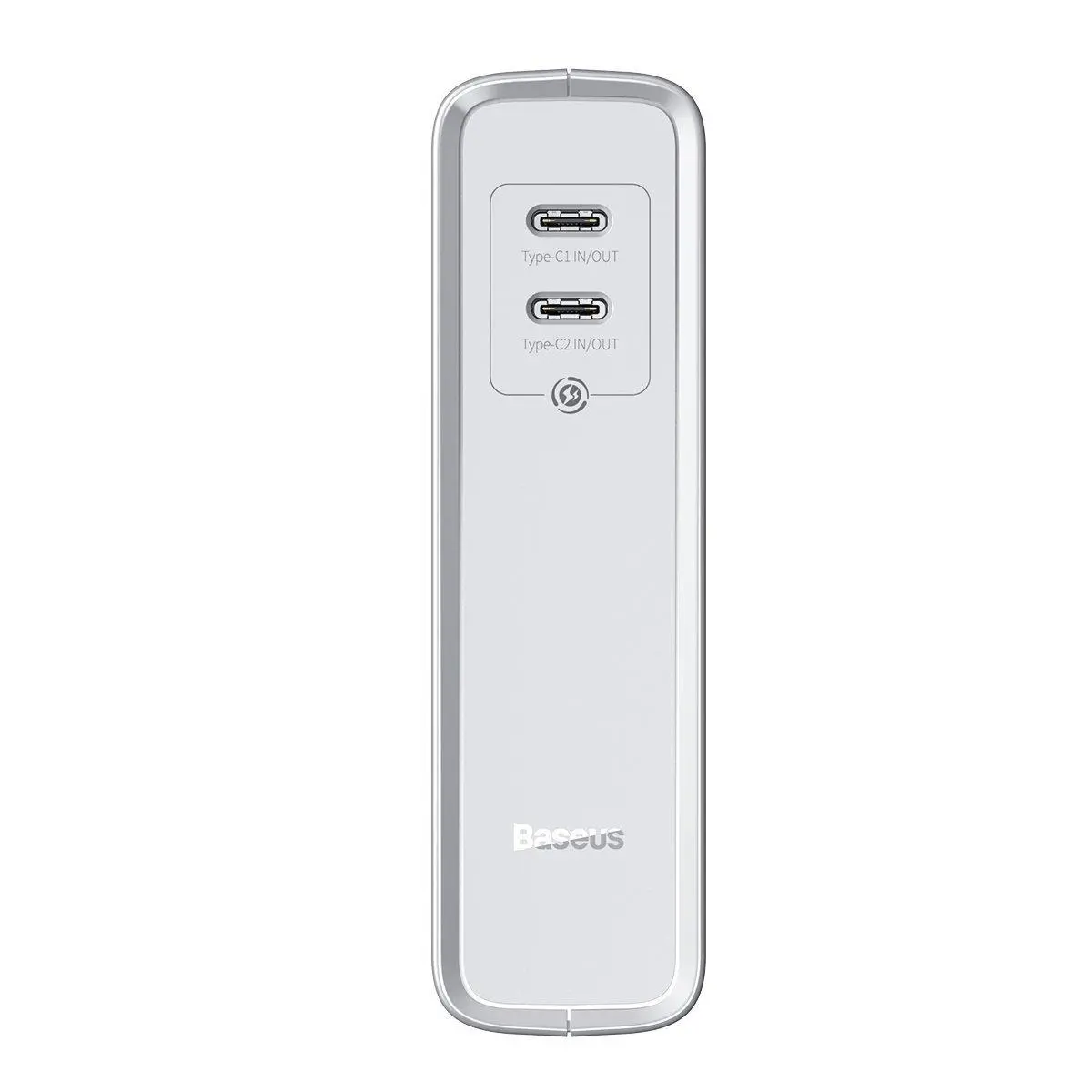 Powerbank Baseus PPNLD-F02 Ładowarka GaN + 10000mAh 2w1 Power Station PPS PD 3.0 45W Biały