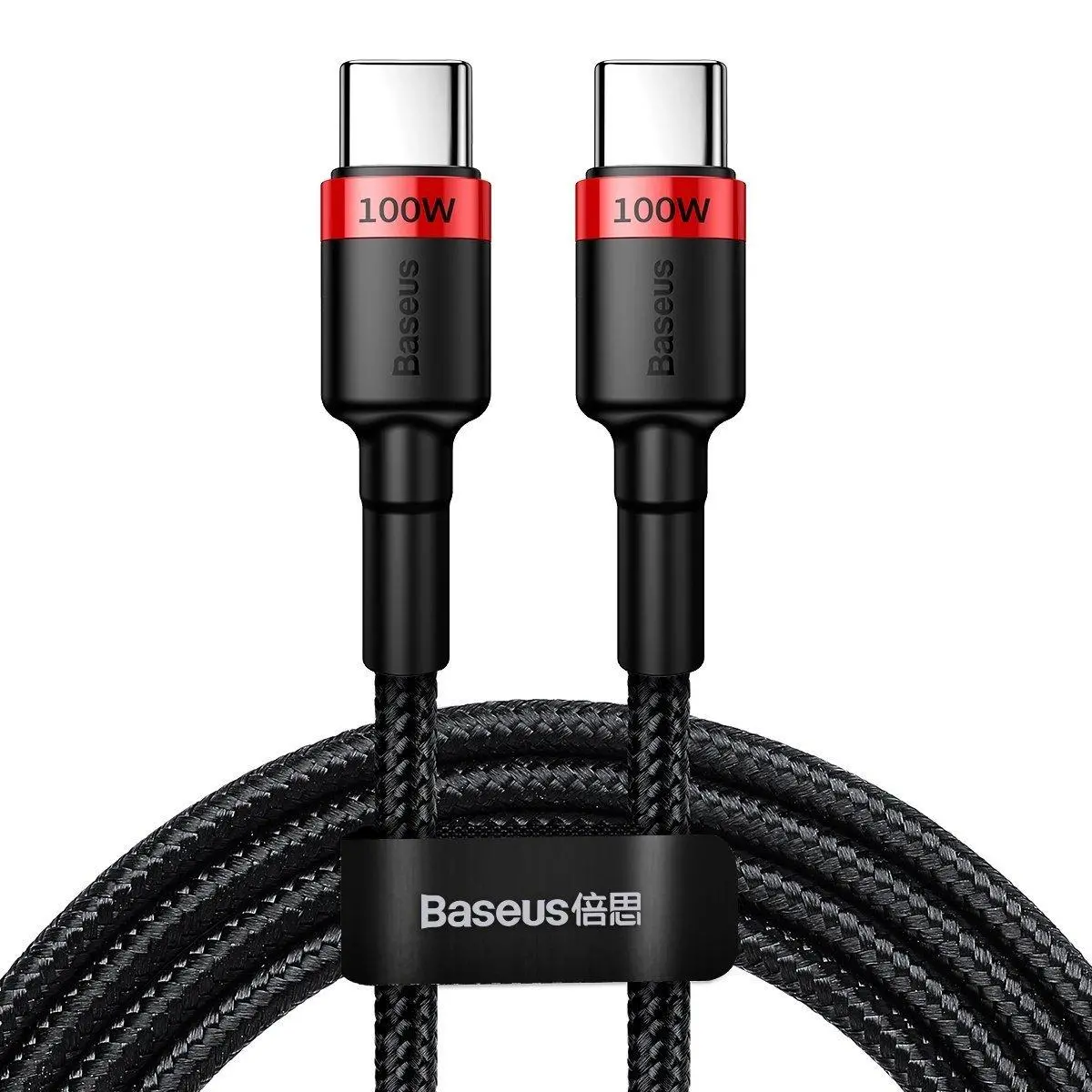 Kabel Baseus USB-C Cafule QC 3,0 PD 2,0 100W 5A 2m Czerwono-czarny