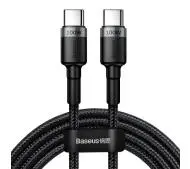 Baseus USB-C Cafule QC 3,0 PD 2,0 100W 5A 2m Szaro-czarny