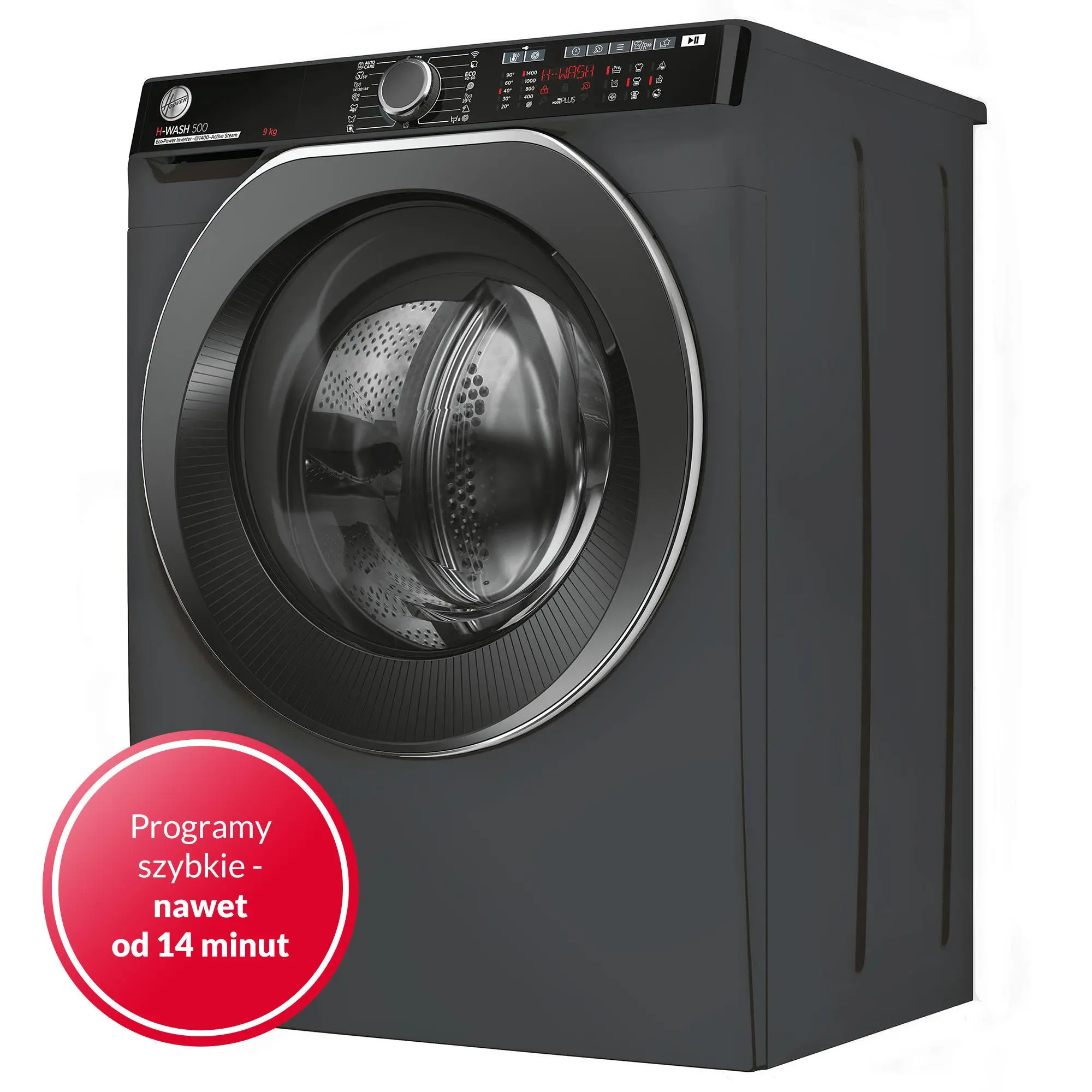 Pralka Hoover H-Wash 500 HWP 49AMBCR/1-S Slim 9kg 1400obr/min Zdalne sterowanie