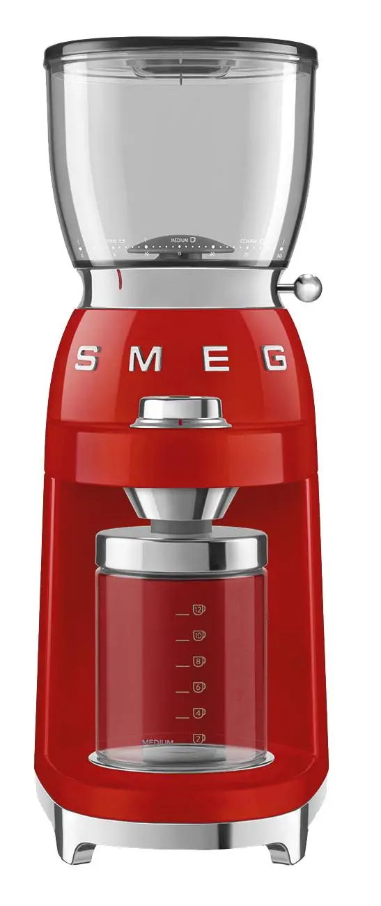 Młynek do kawy Smeg CGF01RDEU Żarnowy