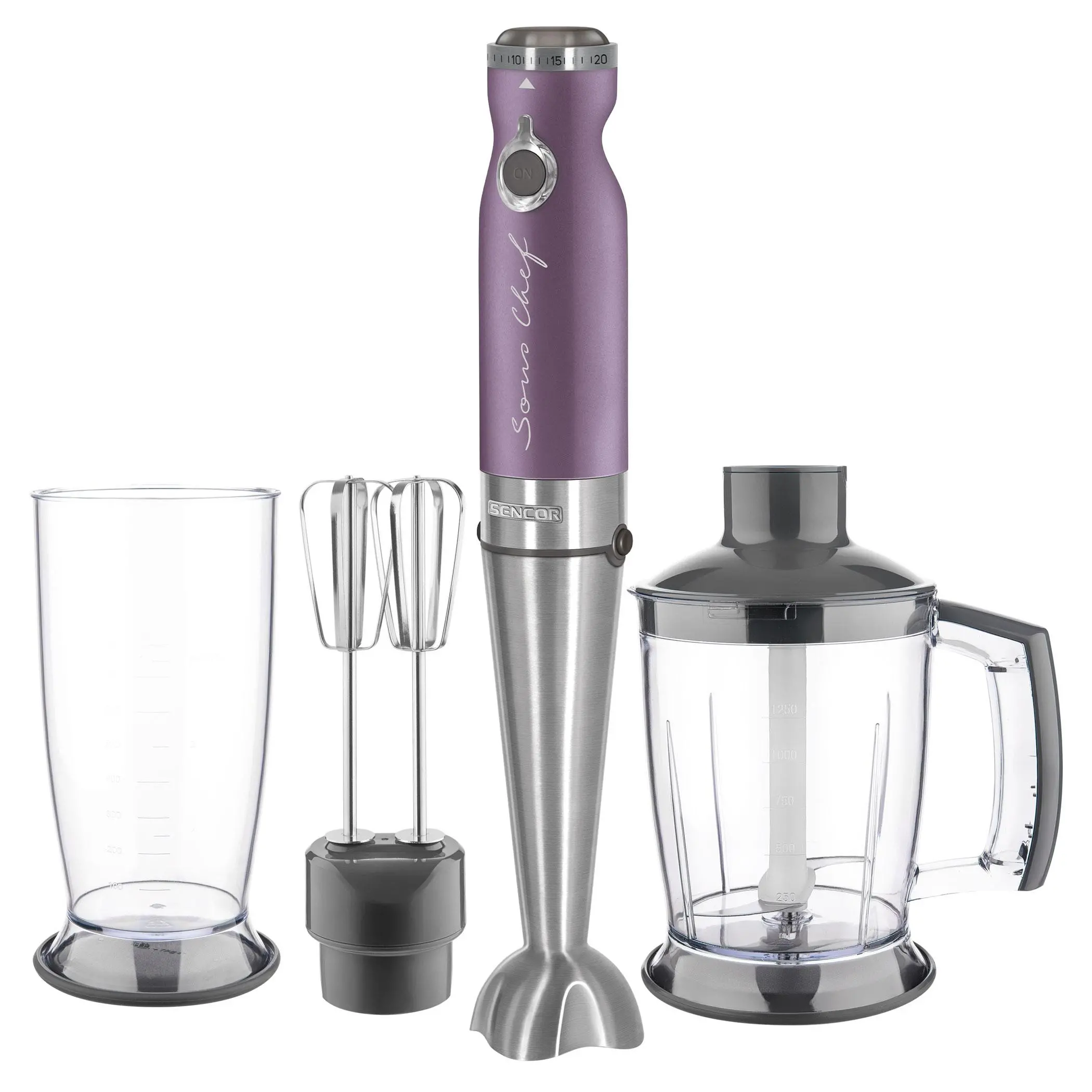 Blender Sencor SHB 5603VT-EUE3 4w1 1200W Rozdrabniacz Końcówka do ubijania