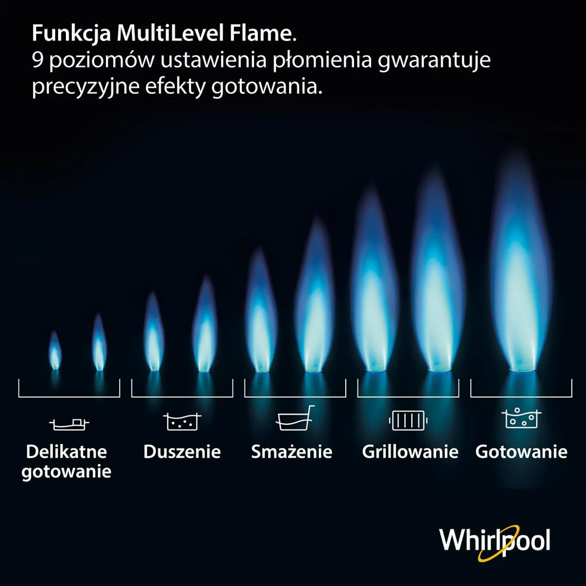 Płyta gazowa Whirlpool GOFL 629/NB 59cm