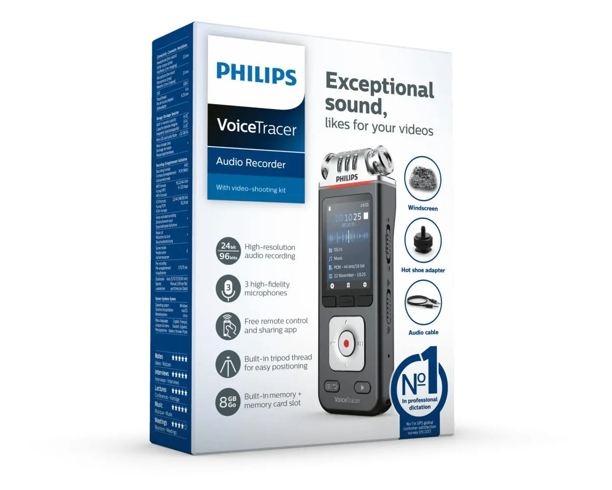 Dyktafon Philips DVT7150