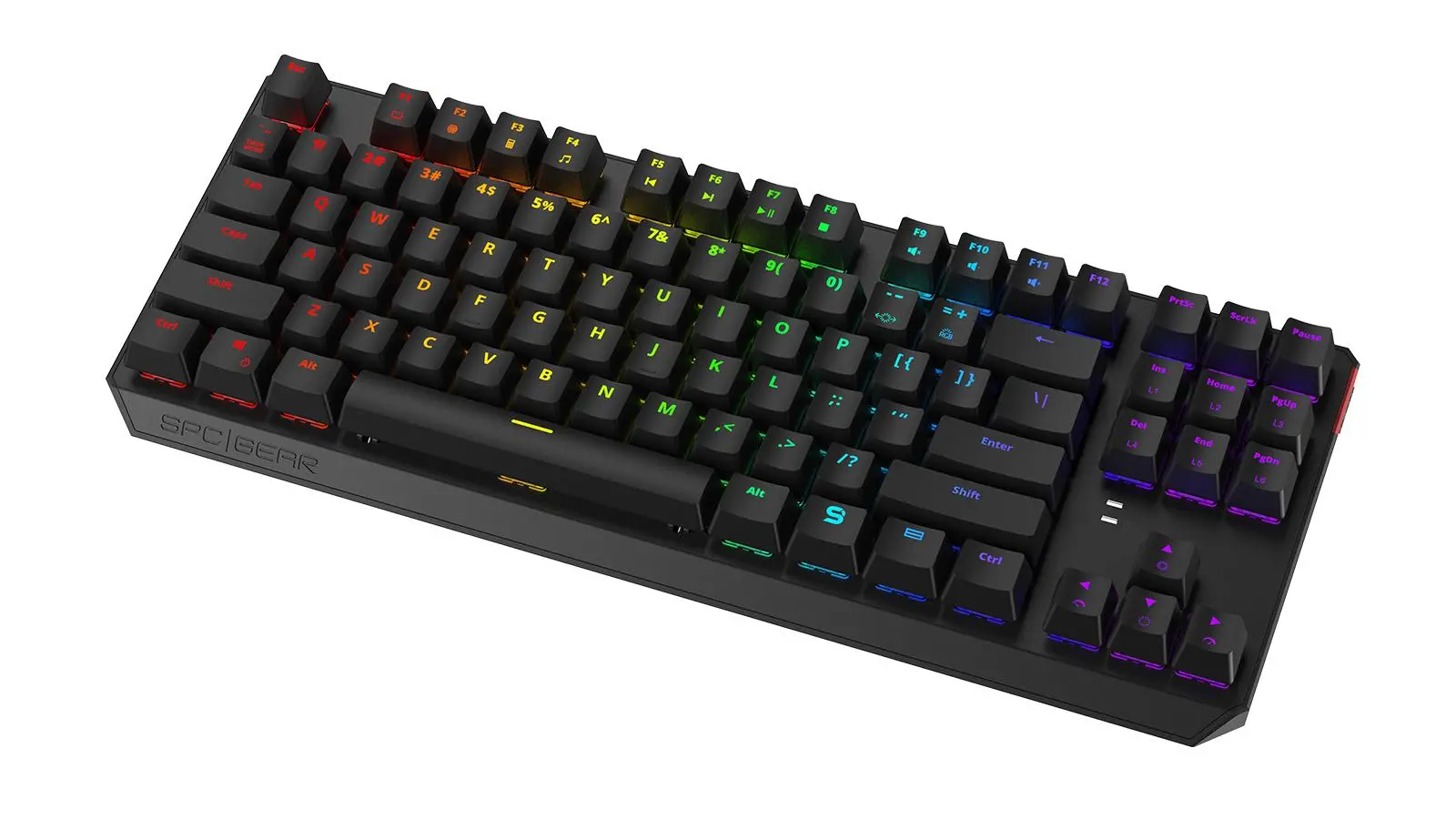 Klawiatura mechaniczna SPC Gear GK630K Tournament Kailh Red RGB Czarny
