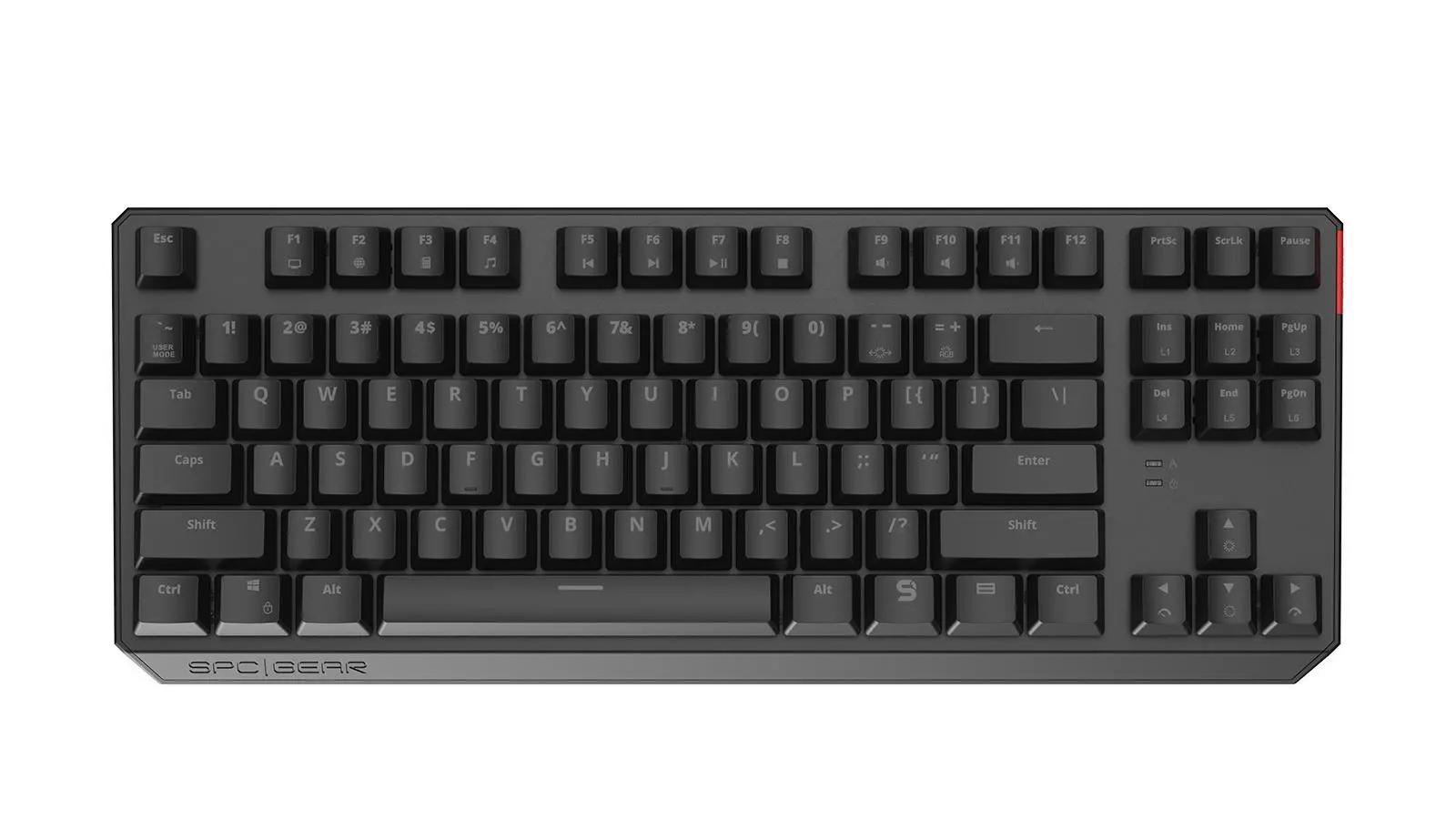 Klawiatura mechaniczna SPC Gear GK630K Tournament Kailh Red RGB Czarny