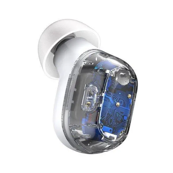 Słuchawki bezprzewodowe Baseus WM01 Dokanałowe Bluetooth 5.0 Biały