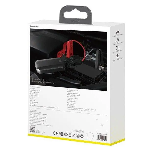 Powerbank Baseus CRJS01-01 Car Jump Starter 8000mAh Czarny