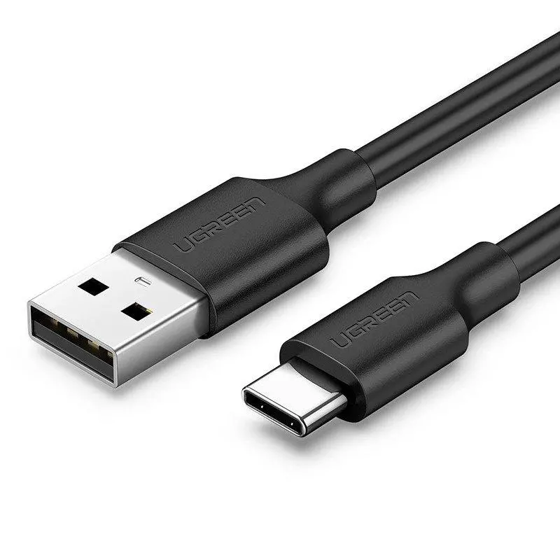 Kabel UGREEN Niklowany USB-C 1m Czarny