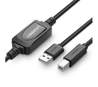 Kabel USB UGREEN US122 10374 10m Czarny