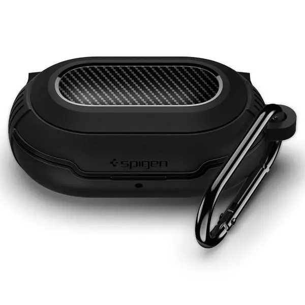 Etui na słuchawki Spigen Rugged Armor Galaxy Buds Czarny