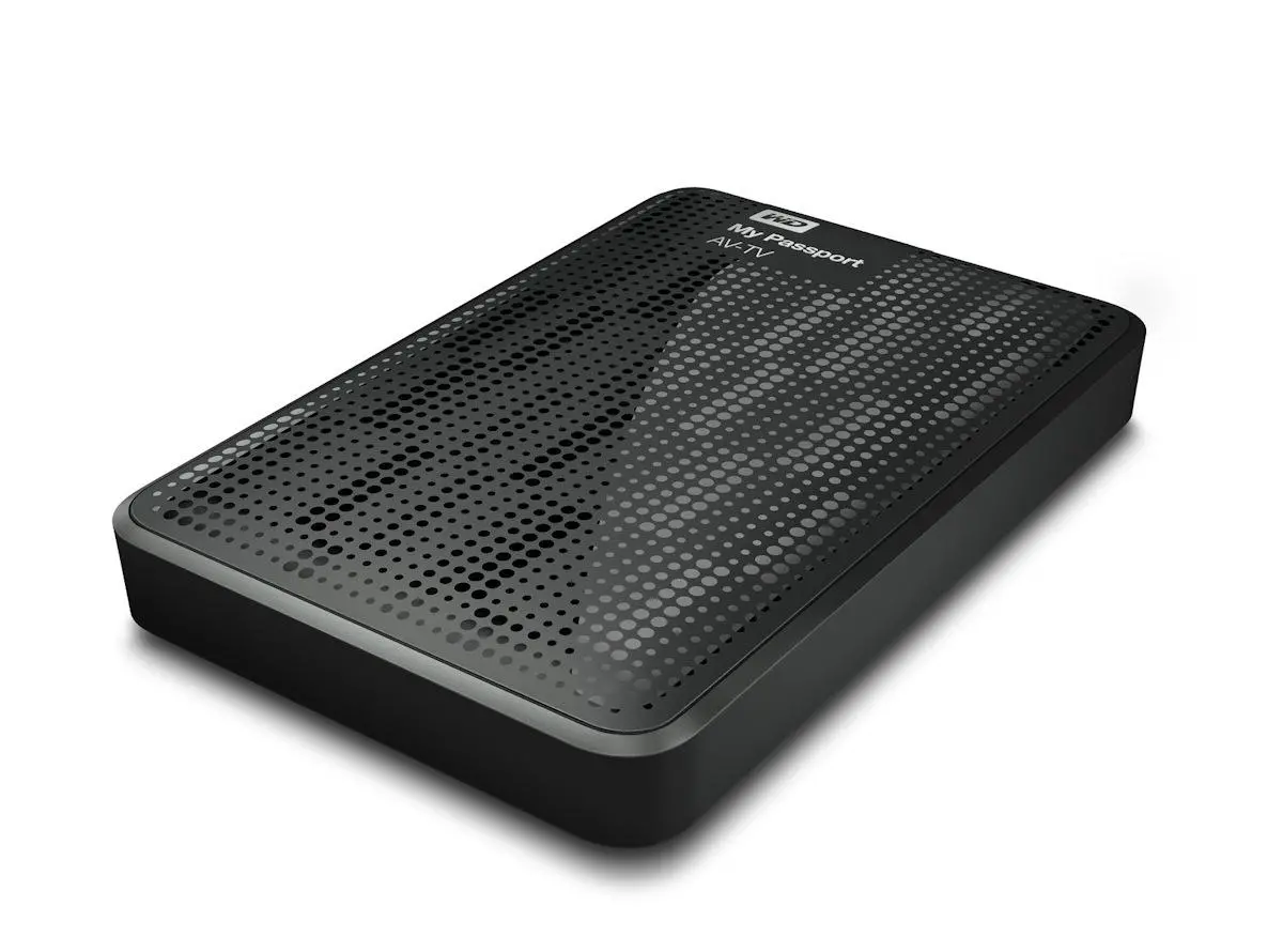 Dysk WD My Passport AV-TV 1TB USB 3.0 dysk do TV Czarny