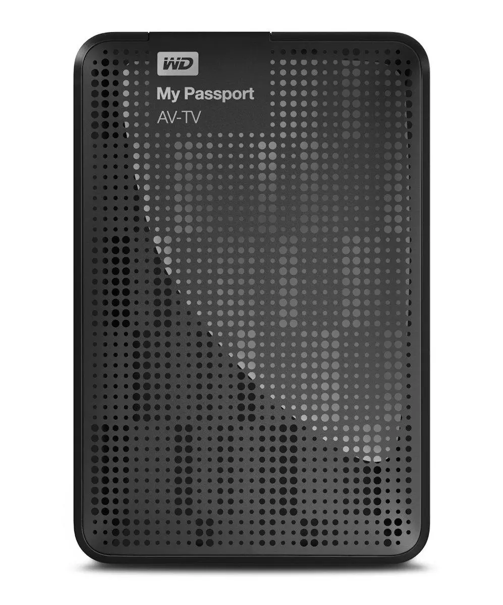 Dysk WD My Passport AV-TV 1TB USB 3.0 dysk do TV Czarny