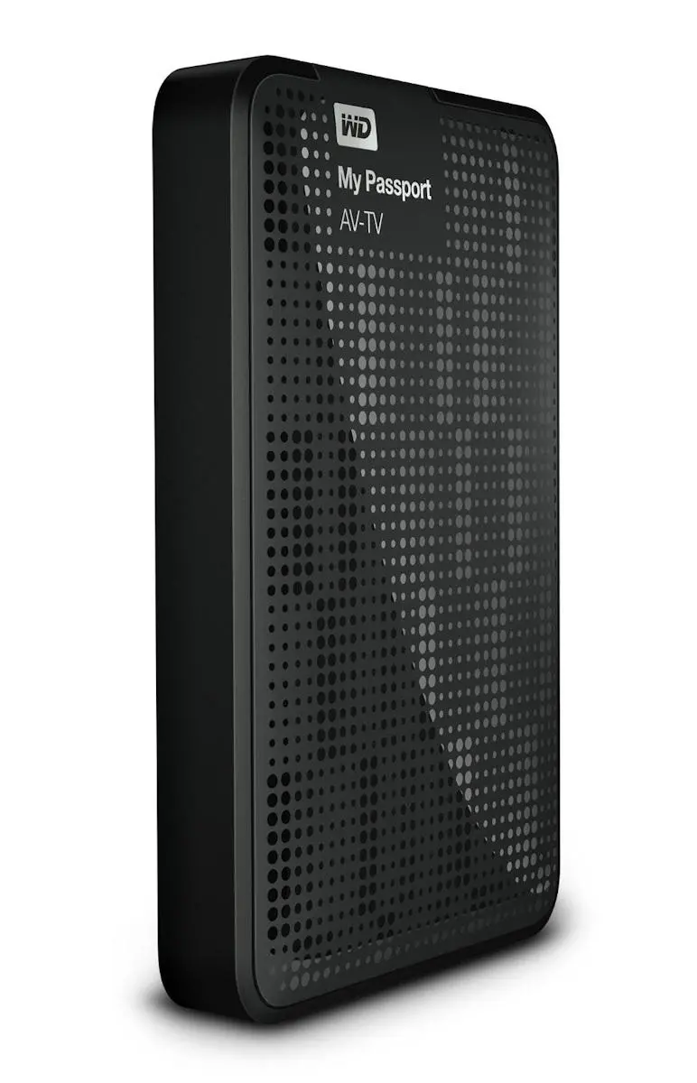 Dysk WD My Passport AV-TV 1TB USB 3.0 dysk do TV Czarny