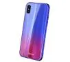 Etui Baseus Luster Case do iPhone X / XS niebiesko-Czerwony