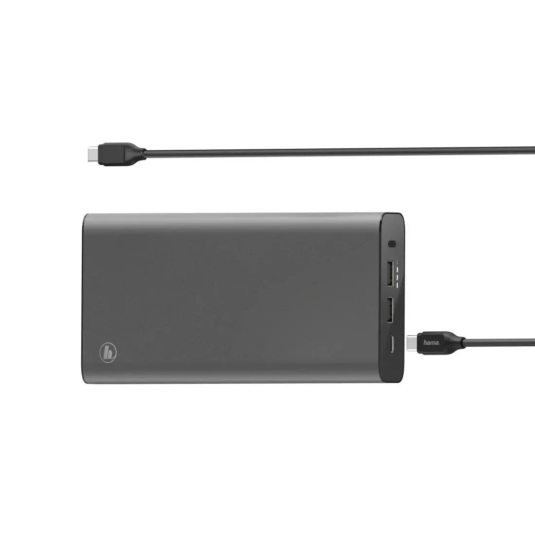 Powerbank Hama 200012 Power Pack Laptop/Mac 26800mAh 5-20V 60W Szary