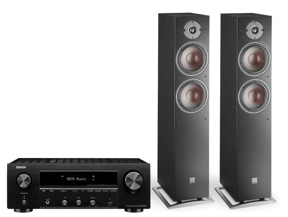 Zestaw stereo Denon DRA-800H Czarny, Dali OBERON 7 Czarny