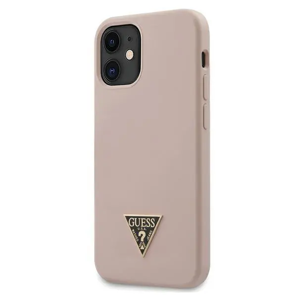 Etui Guess Silicone Triangle Logo GUHCP12SLSTMLP do iPhone 12 mini