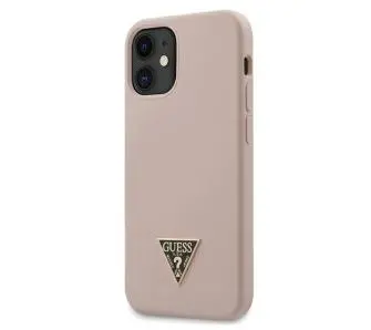 Etui Guess Silicone Triangle Logo GUHCP12SLSTMLP do iPhone 12 mini