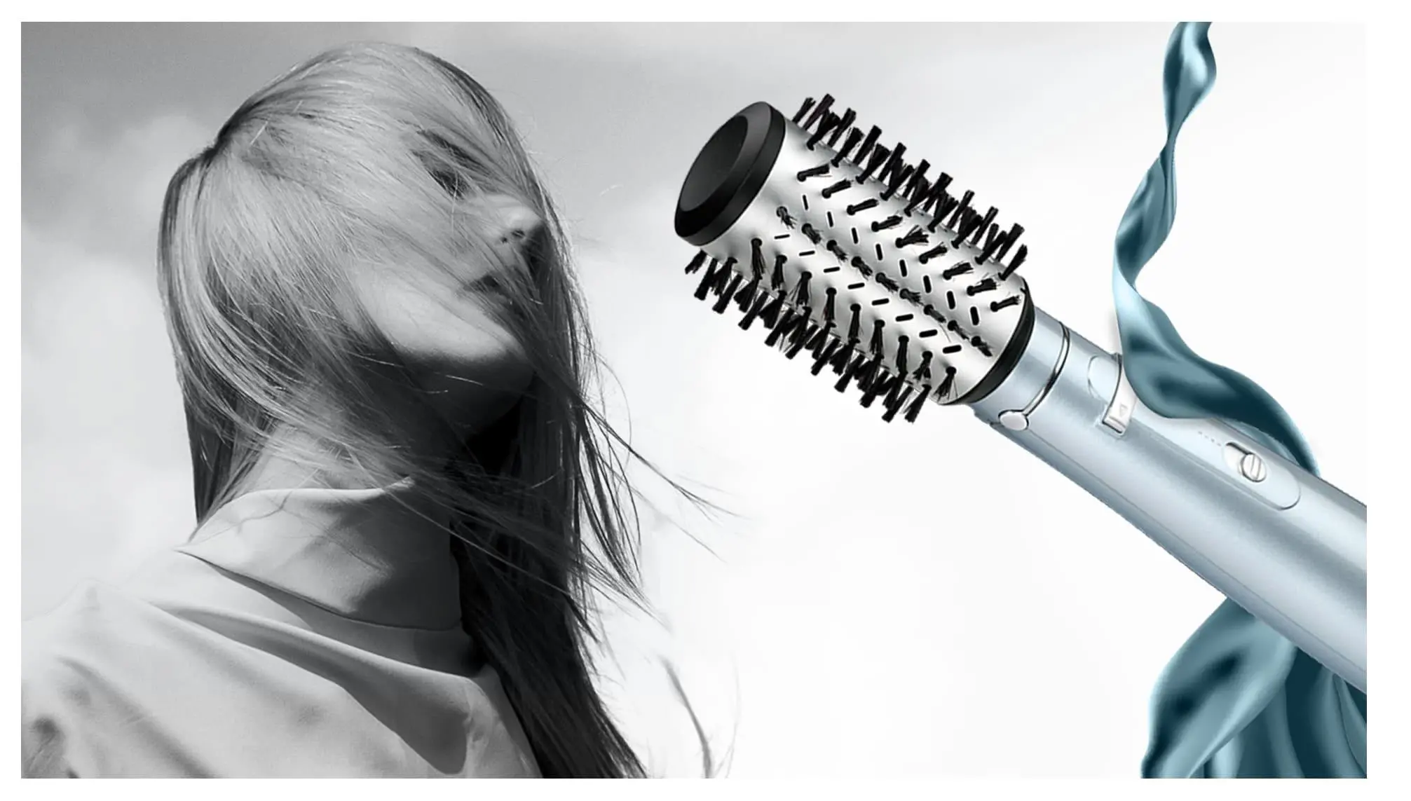 Suszarko-lokówka BaByliss Hydro Fusion Big Hair AS773E 700W Jonizacja Obrotowa Zimny nawiew Średnica szczotki 50mm 2 poziomy temperatury