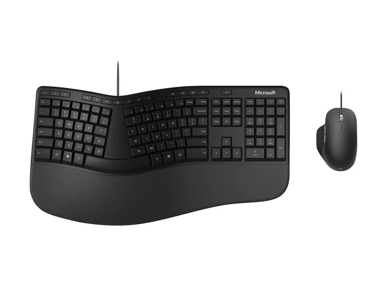 Zestaw Microsoft Ergonomic Desktop Czarny