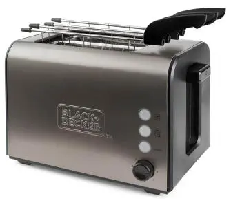 Toster Black&Decker BXTOA900E Ruszt do bułek Rozmrażanie 900W