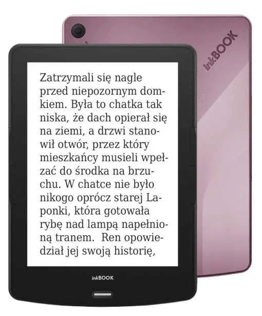 Czytnik E-booków inkBOOK Calypso Plus 6" 16GB WiFi Różowy Etui