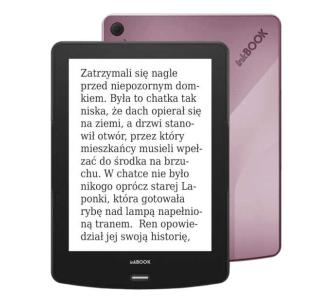 Czytnik E-booków inkBOOK Calypso Plus  - 6" - 16GB -WiFi - różowy + etui