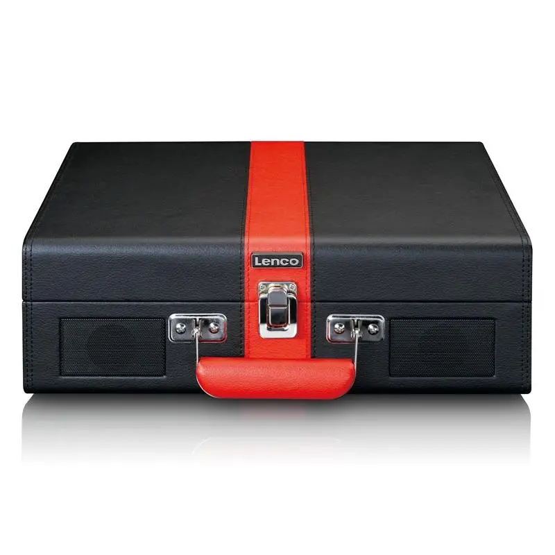 Gramofon Lenco TT-110BKRD Manualny Napęd bezpośredni Bluetooth Czarno-czerwony