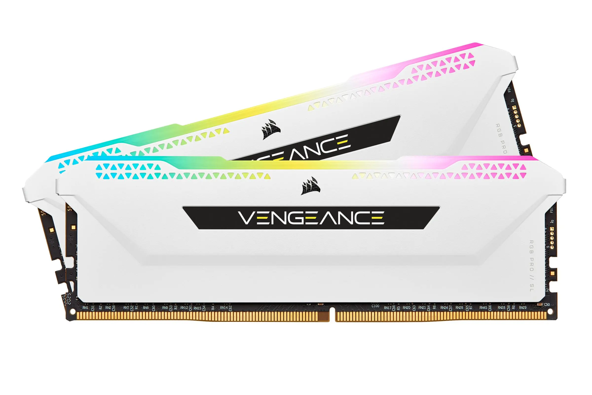 Pamięć RAM Corsair Vengeance RGB Pro SL DDR4 32GB (2 x 16GB) 3600 CL18 Biały