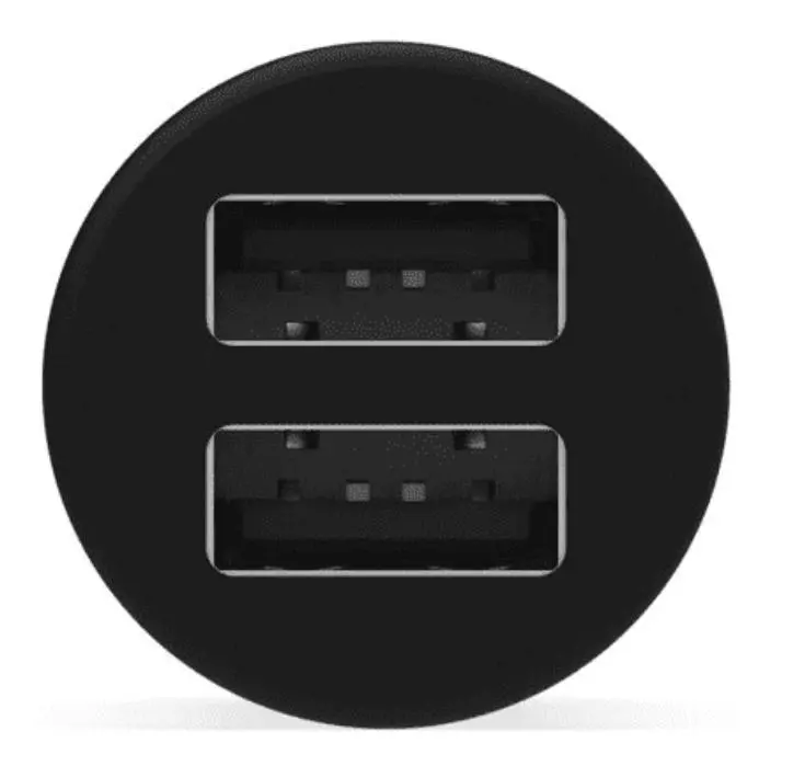 Ładowarka samochodowa Krux 2xUSB 2,4 A 24W Czarny