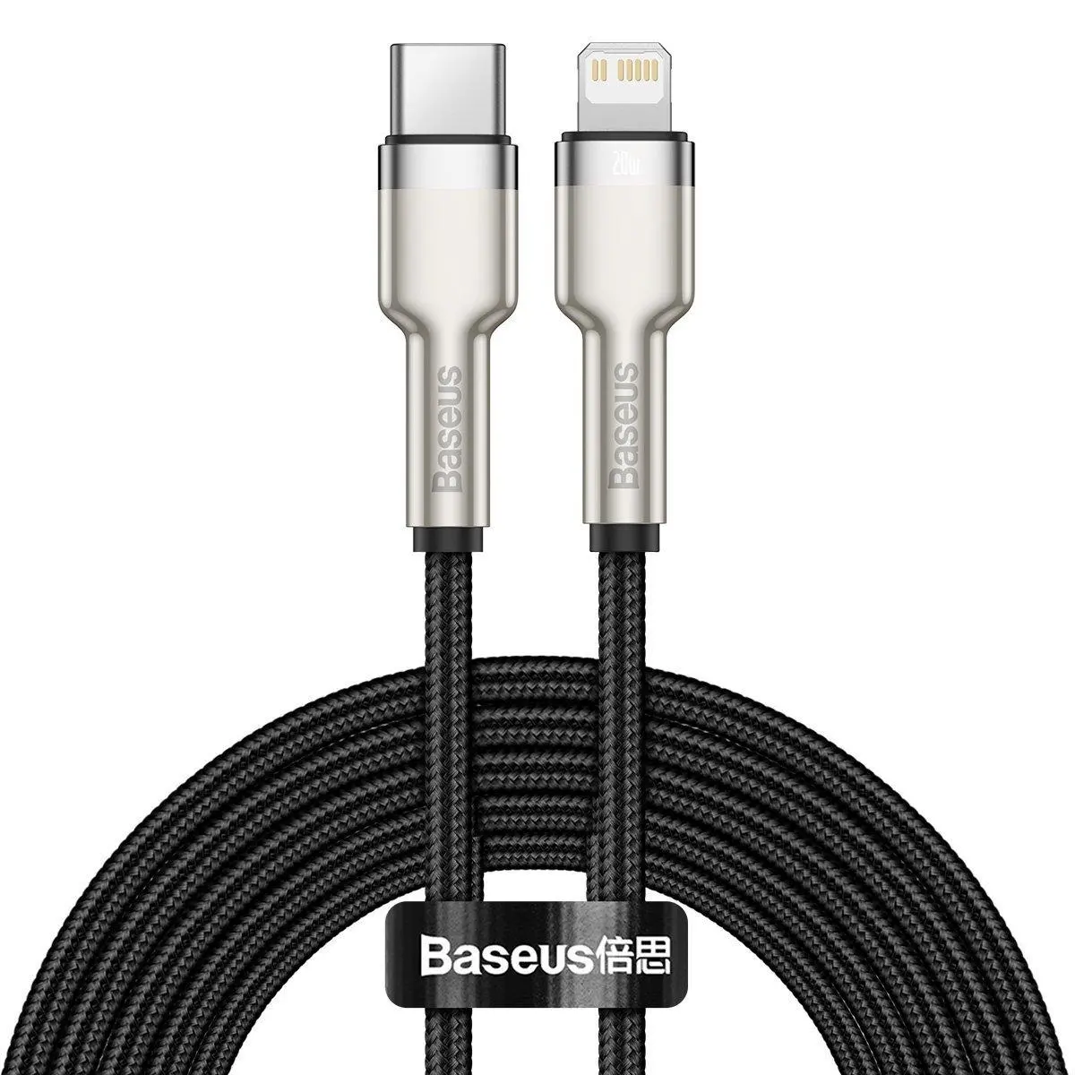 Kabel Baseus USB-C do Lightning Cafule Czarny