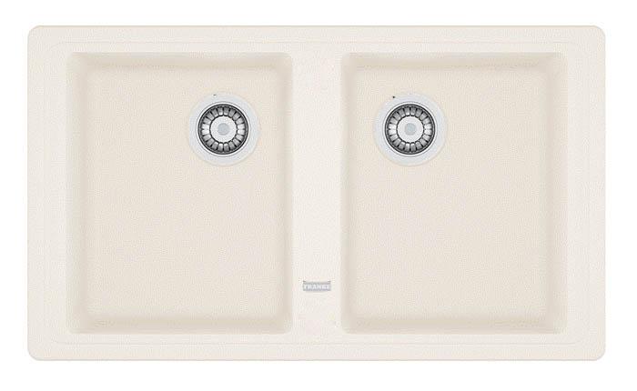 Zlewozmywak Franke Basis BFG 620 - kremowy - granitowy - wpuszczany w blat