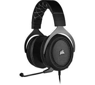 Słuchawki przewodowe z mikrofonem Corsair HS60 PRO SURROUND CA-9011213-EU Nauszne Czarny