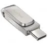 PenDrive SanDisk Ultra Dual Drive Luxe 32GB USB Typ C / USB 3.0 Srebrny