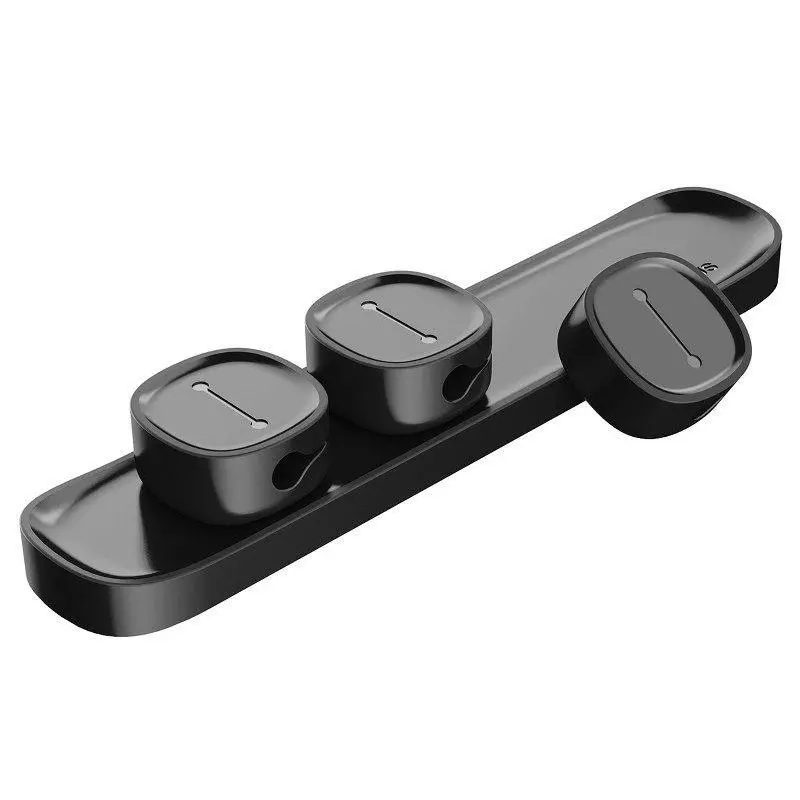 Organizer kabli Baseus ACWDJ-01 Peas Cable Clip Czarny