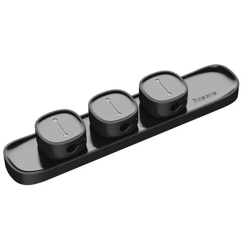 Organizer kabli Baseus ACWDJ-01 Peas Cable Clip Czarny