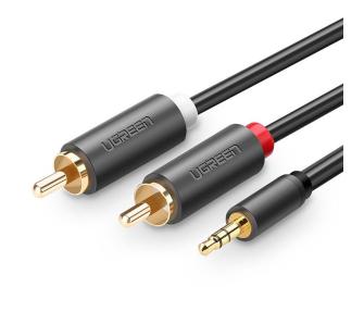 Kabel  audio UGREEN AV102 1,5m Czarny