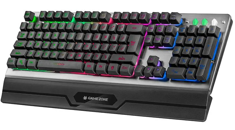 Klawiatura membranowa Tracer Gamezone Ores RGB Czarny