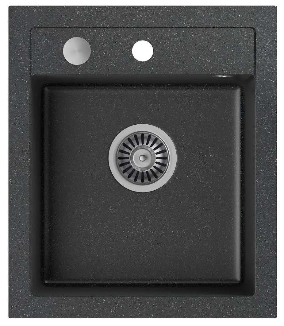 Zlewozmywak Quadron HCQJ4350CZK Johnny 100 Granitowy Czarny