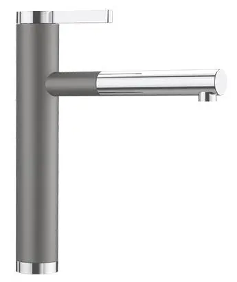 Blanco Linee-S 526171 Chrom/Czarny Wygląd silgranitu