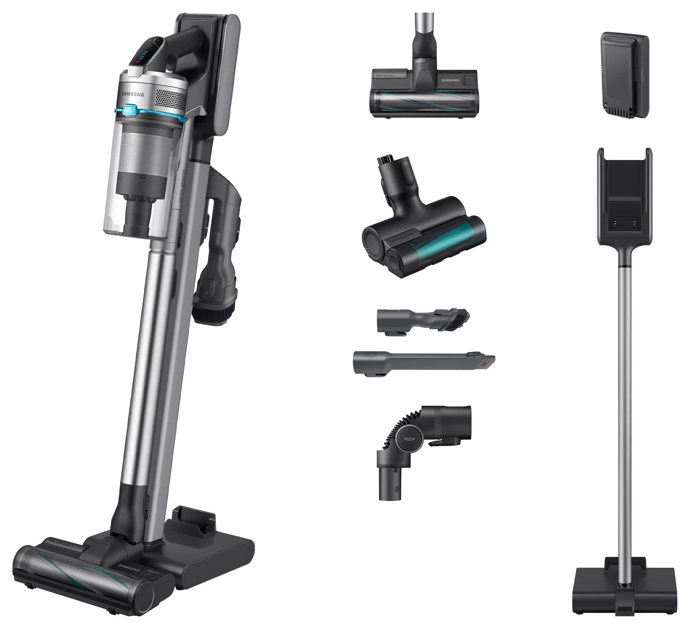 Odkurzacz bezprzewodowy Samsung Jet 90 pet VS20R9042T2 60min Wymienny akumulator Mini elektroszczotka