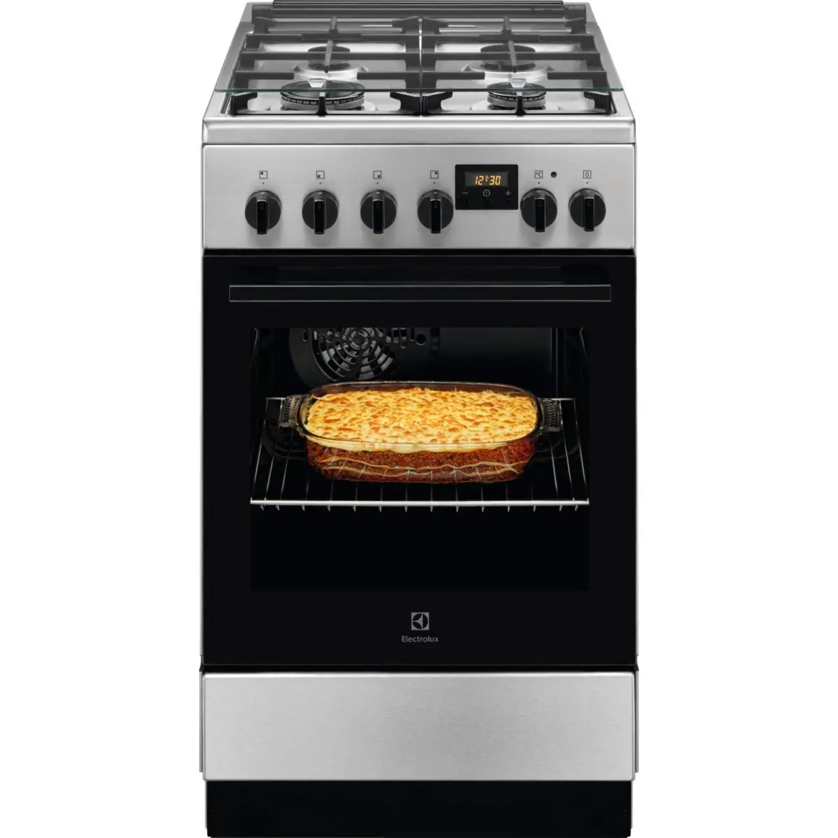 Kuchnia gazowo-elektryczna Electrolux 500 LKK540200X Termoobieg