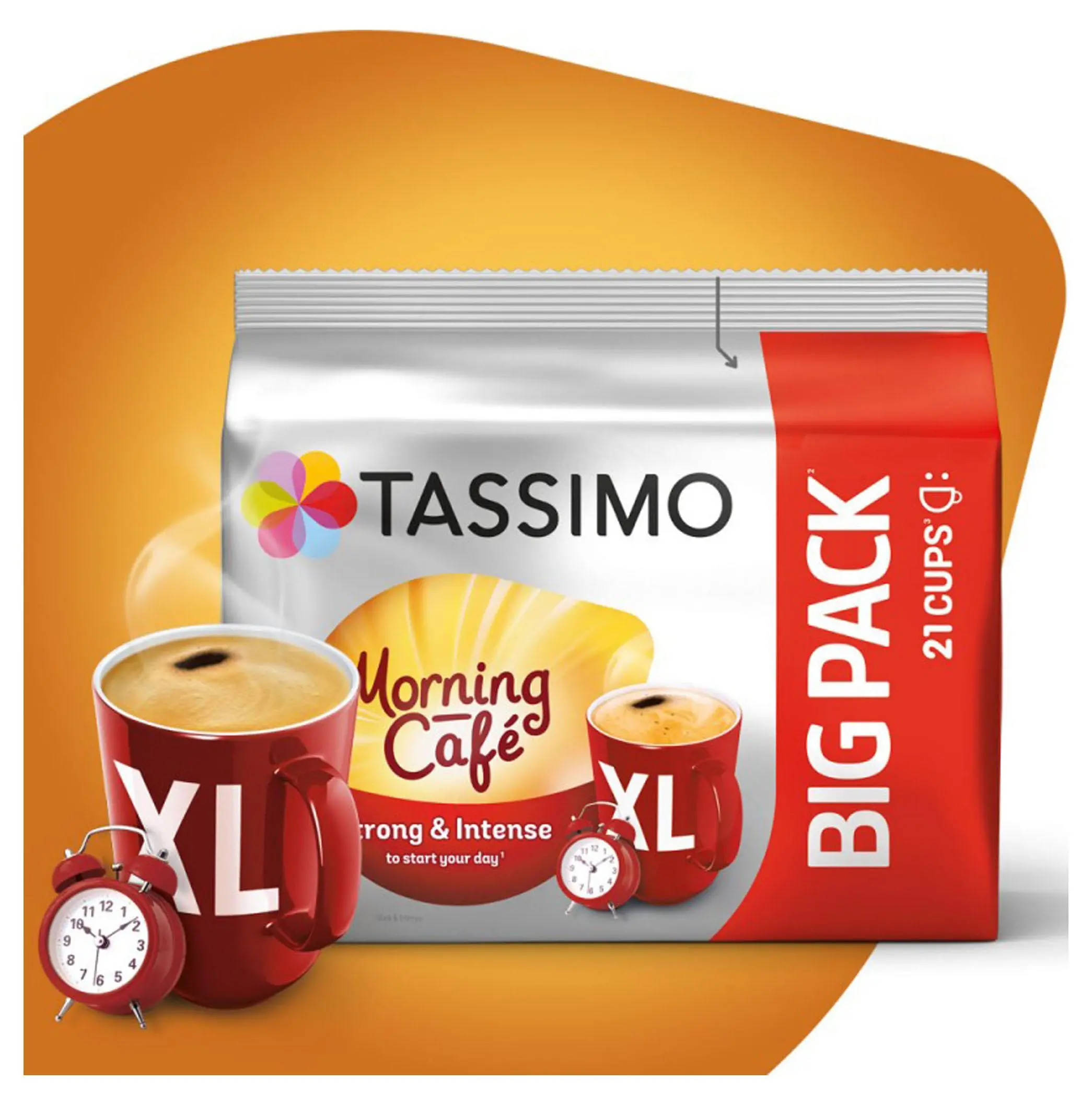Kapsułki Tassimo Morning Cafe XL Strong&Intense 21szt.