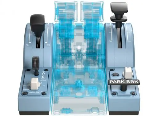 Przepustnica Thrustmaster TCA Quadrant Add-On Airbus Edition do PC Przewodowy