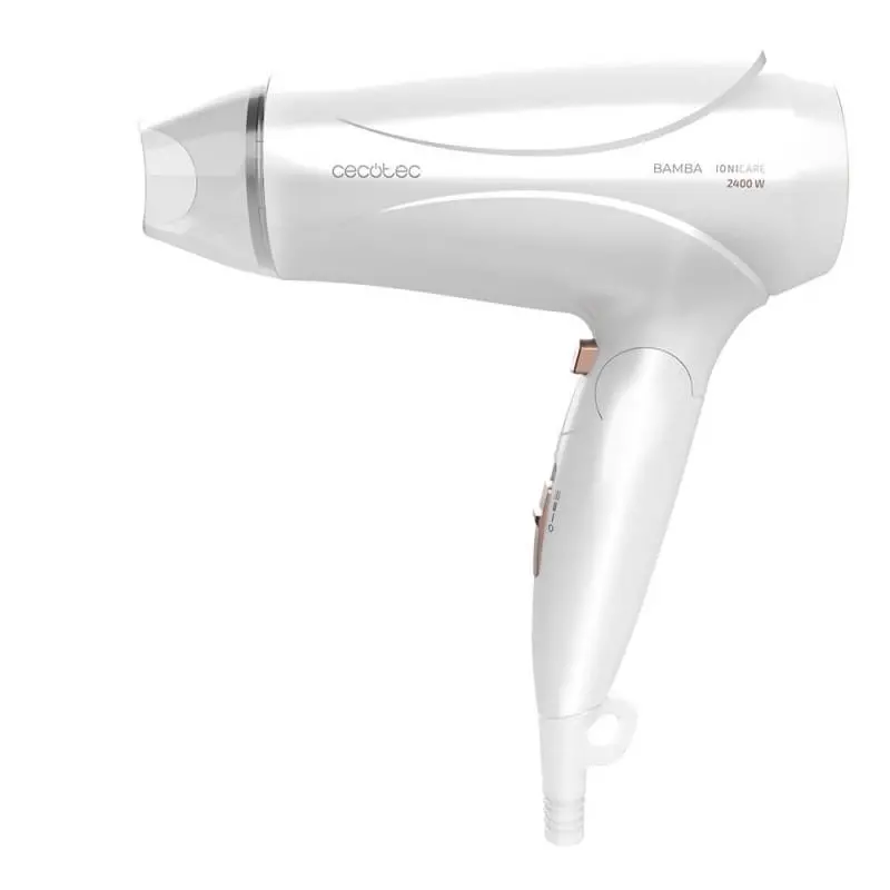 Suszarka do włosów Cecotec Bamba IoniCare 5400 Power&Go Jonizacja Zimny nawiew 2400W 2 prędkości 3 temperatury