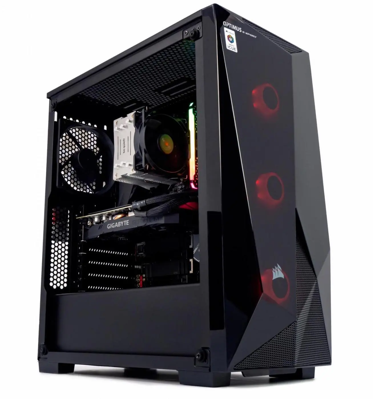 Komputer gamingowy Optimus GB450T-CR8 R5 3600 16GB RAM 480GB Dysk SSD GTX1660  Win10