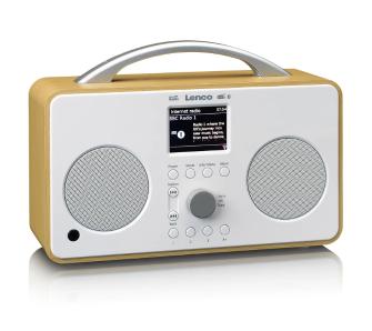 Radioodbiornik Lenco PIR-645 Radio FM DAB+ Internetowe Bluetooth Biały
